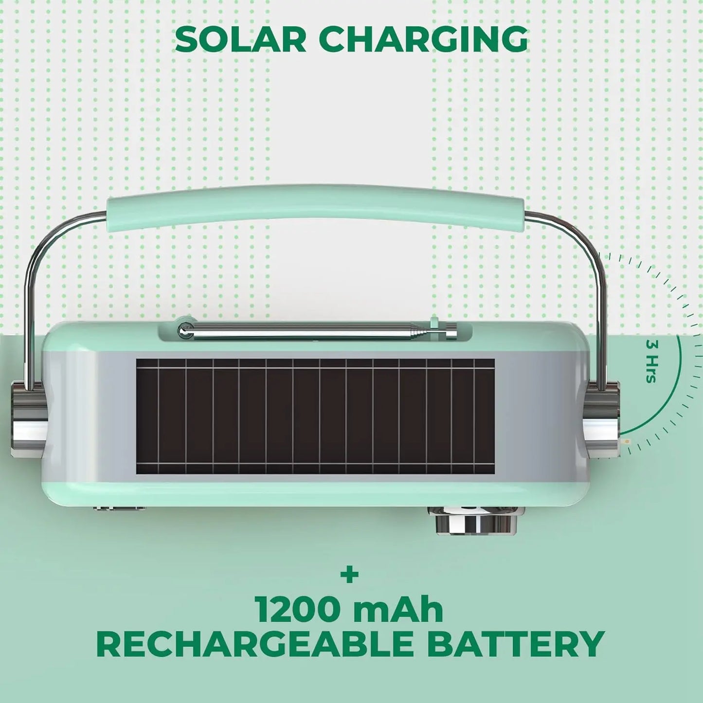 iGear Evoke Retro Modern style Radio and MP3 player with FM/AM/SW, 3 bands, Bluetooth Speaker