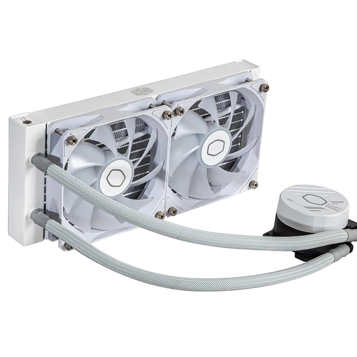 Cooler Master MasterLiquid 240L Core ARGB 240mm Close-Loop PWM AIO CPU Liquid Cooler - White