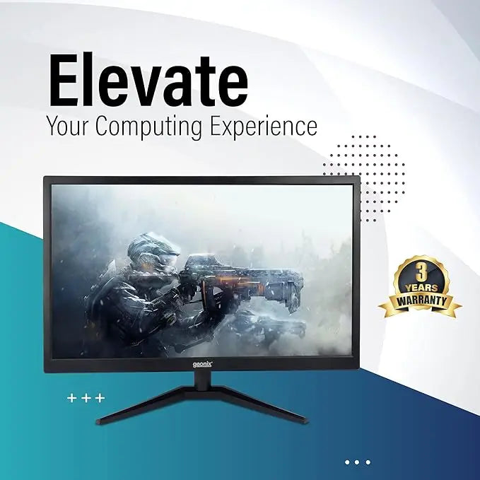GEONIX 24 Inch PC Monitor 1920x1080 Full HD LED with VGA & HDMI Glossy Panel My Store