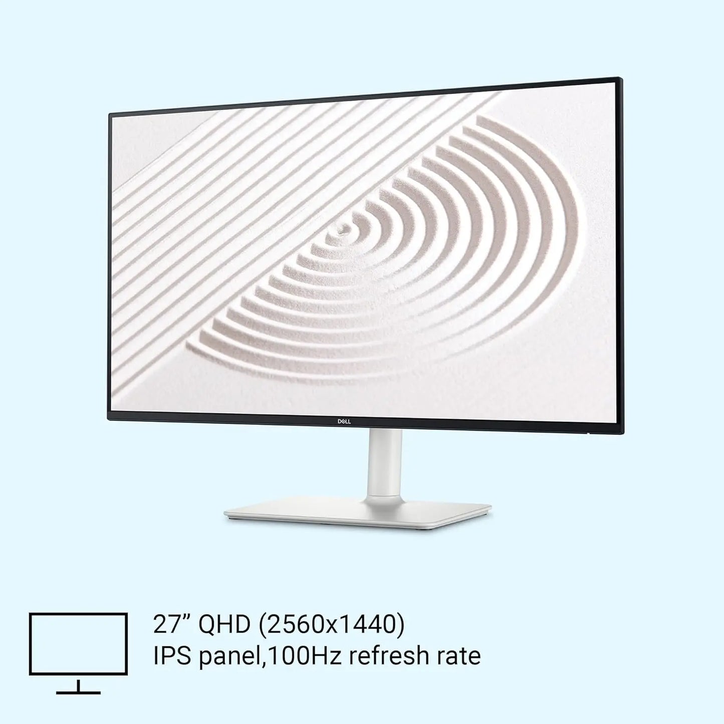 Dell S2725HS 27" 100Hz 1080p FHD Antiglare IPS Panel Computer Monitor with Dual Speakers - Silver My Store