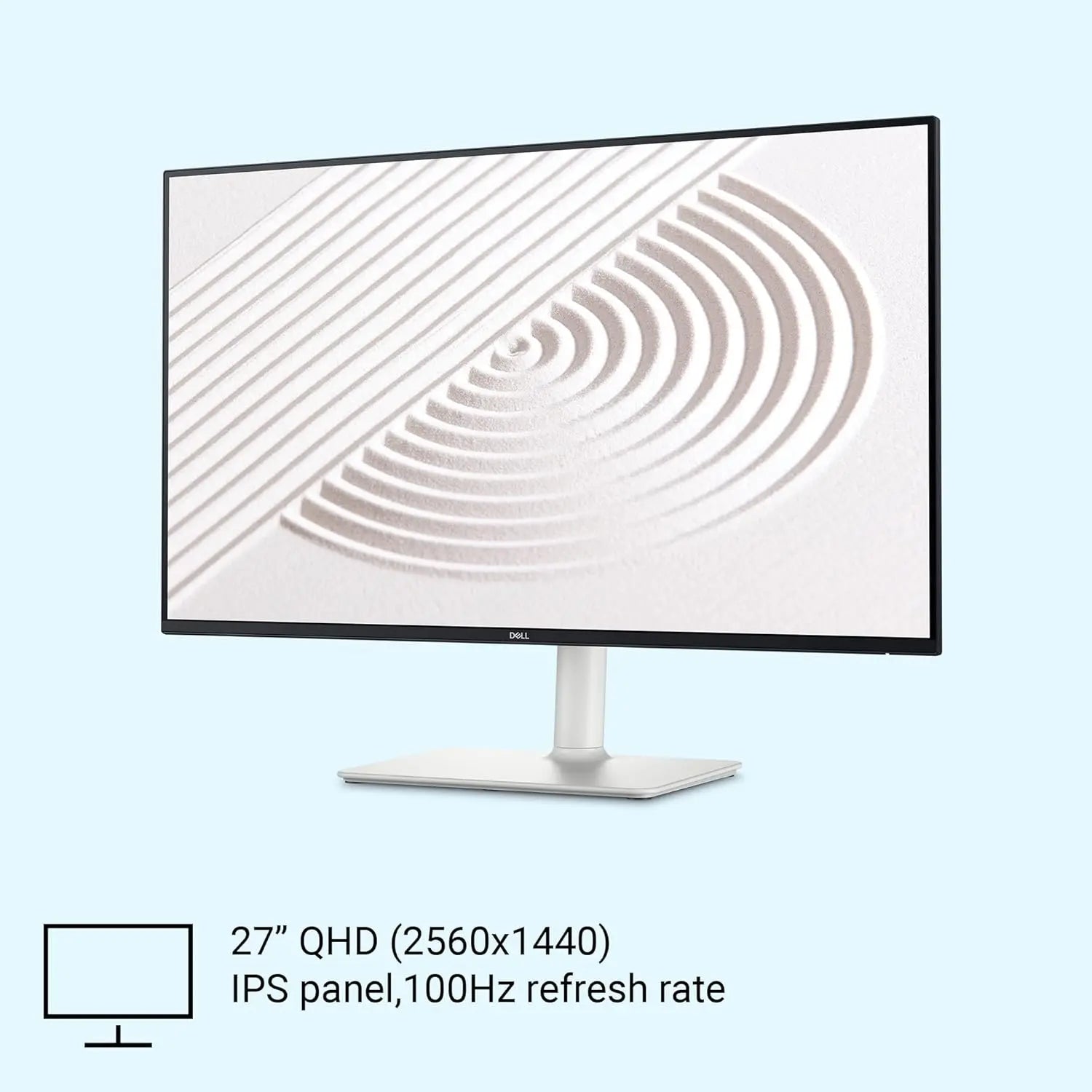 Dell S2725HS 27" 100Hz 1080p FHD Antiglare IPS Panel Computer Monitor with Dual Speakers - Silver My Store
