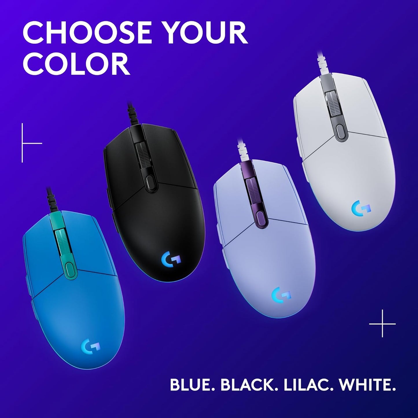 Logitech G203 LIGHTSYNC RGB Wired Gaming Mouse