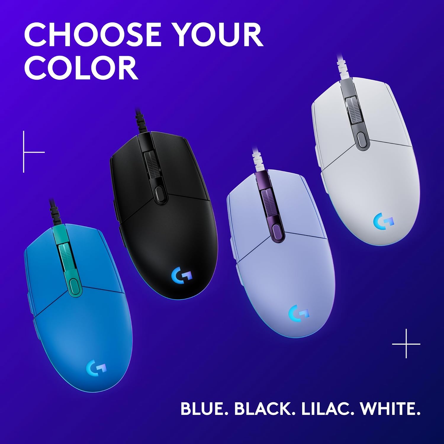 Logitech G203 LIGHTSYNC RGB Wired Gaming Mouse