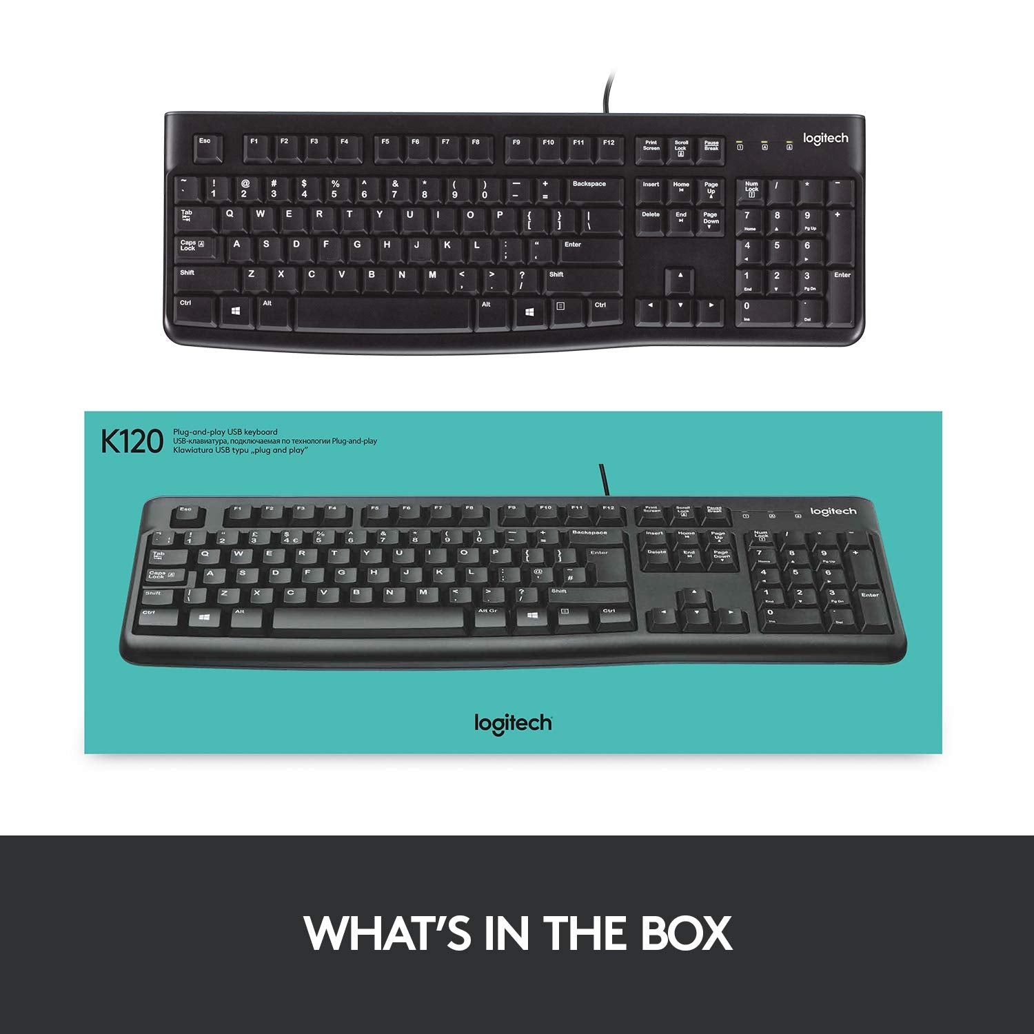 Logitech Wired Keyboard K120