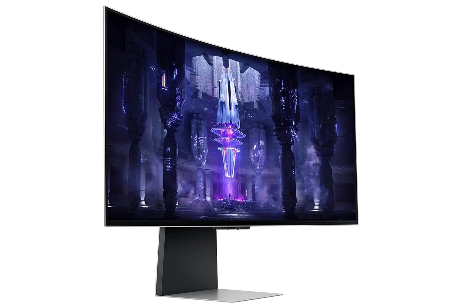 Samsung Odyssey BG850SW 34" 175Hz 1440p WQHD OLED Panel USB-C Curved Ultrawide Gaming Monitor with Speakers- Silver My Store