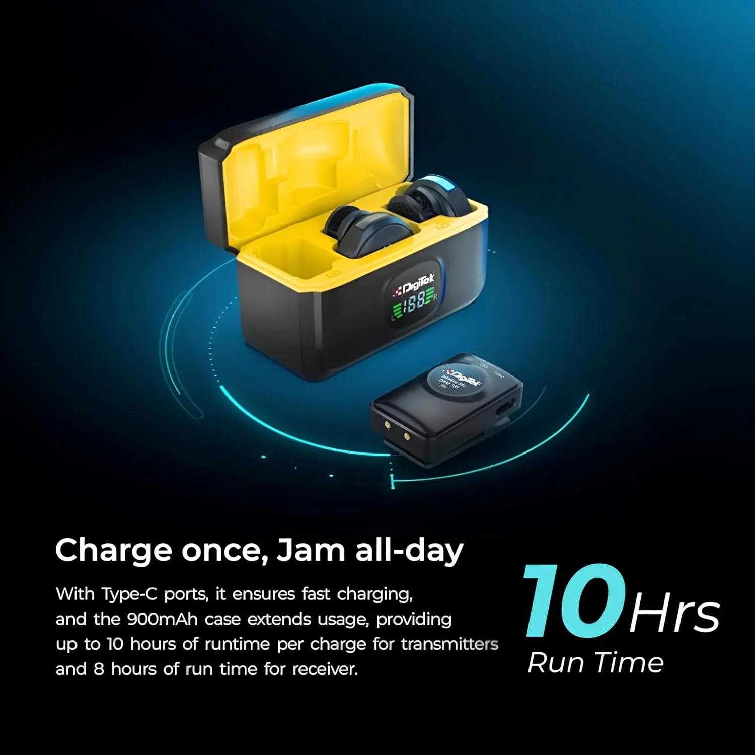 Digitek DWM-108 2-in-1 Wireless Microphone System