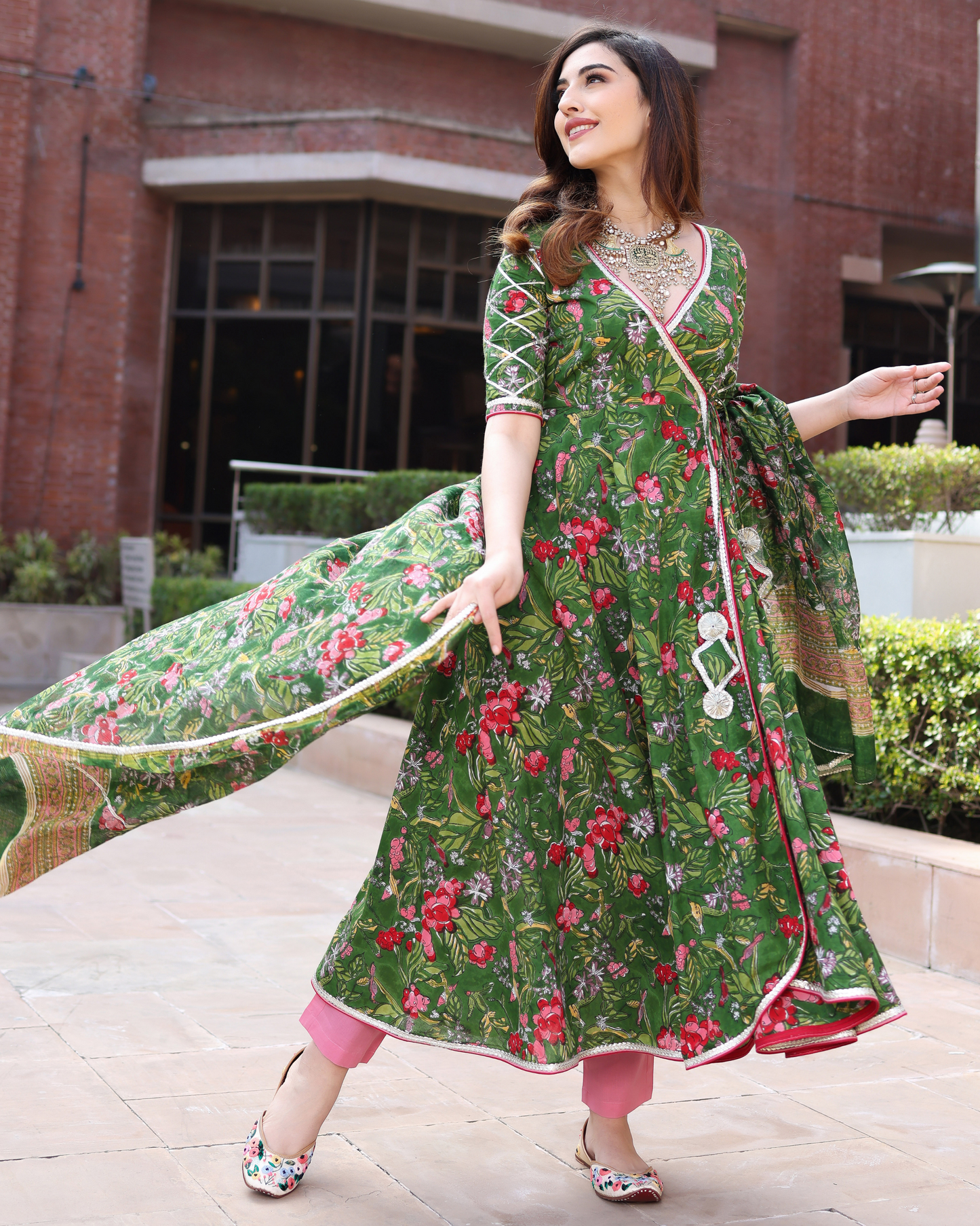 Green Beetle Handblock Suit Set Quick Cart