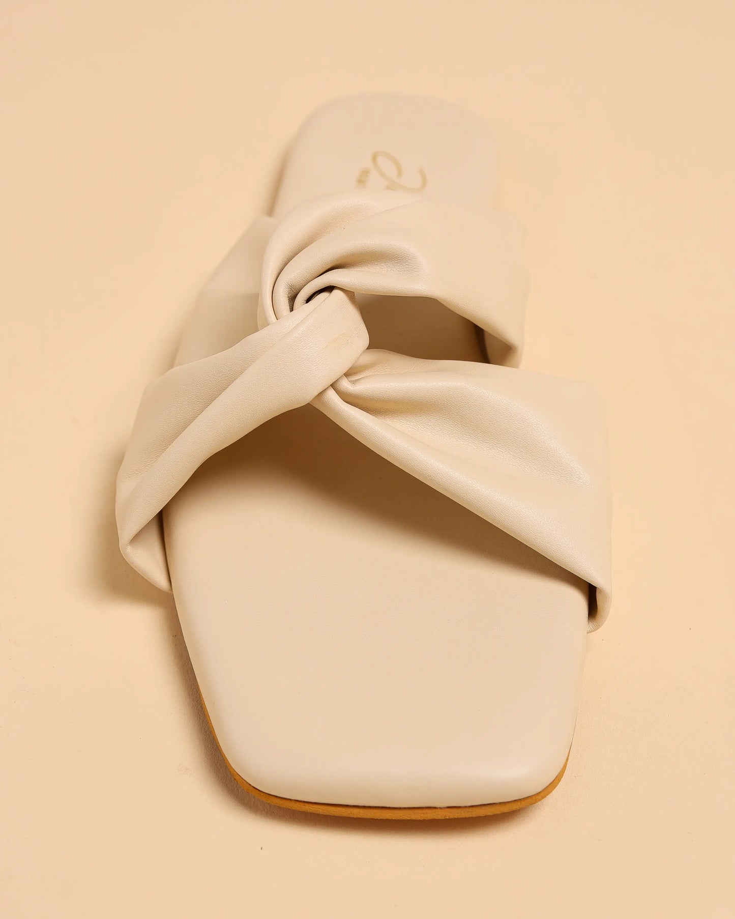 Oyster White Twisted Flats My Store