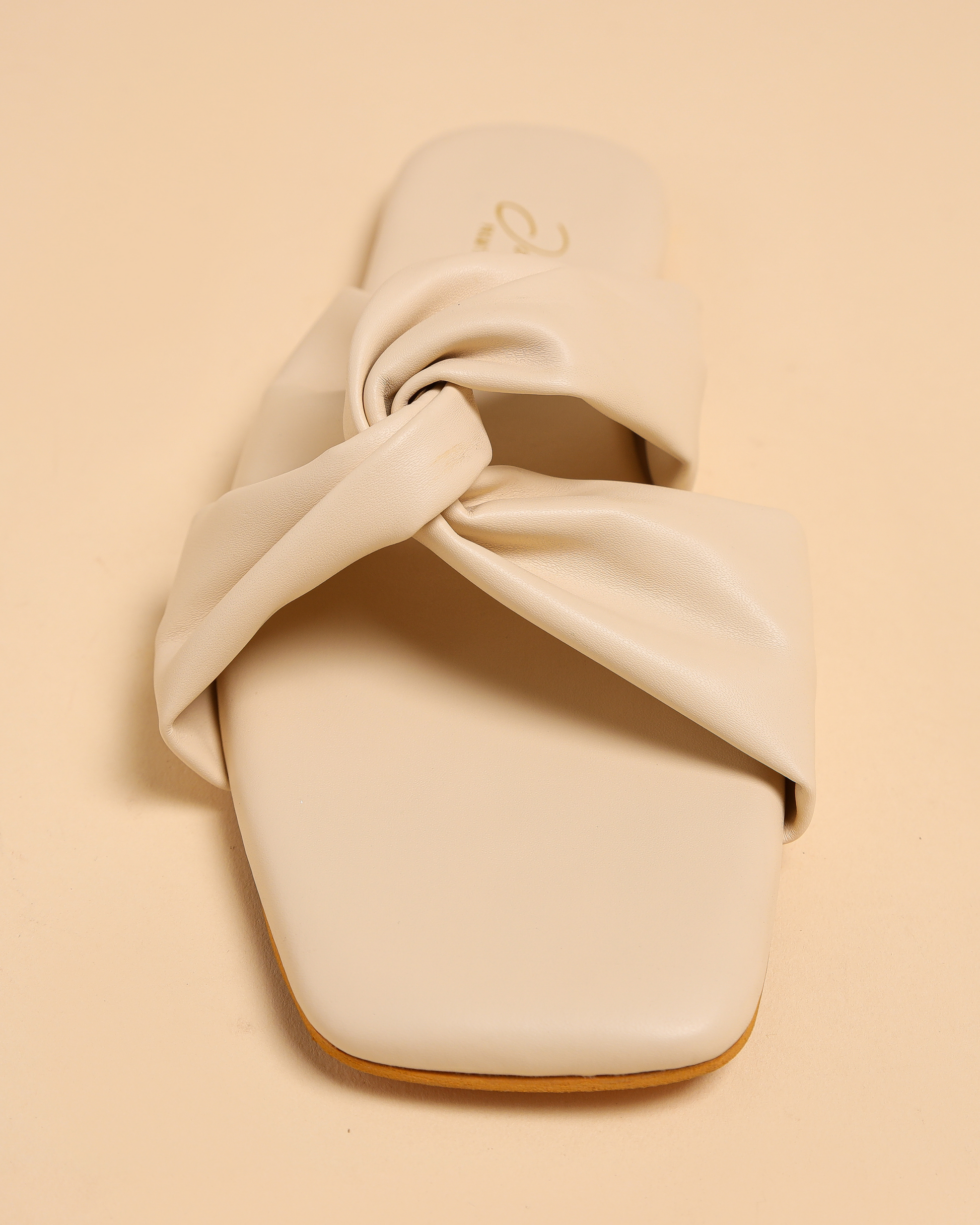 Oyster White Twisted Flats My Store