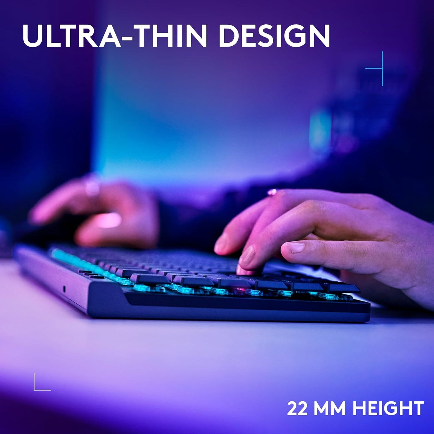 Logitech G515 Lightspeed TKL Low Profile Wireless Gaming Keyboard, LIGHTSYNC RGB, Thin Tenkeyless Design