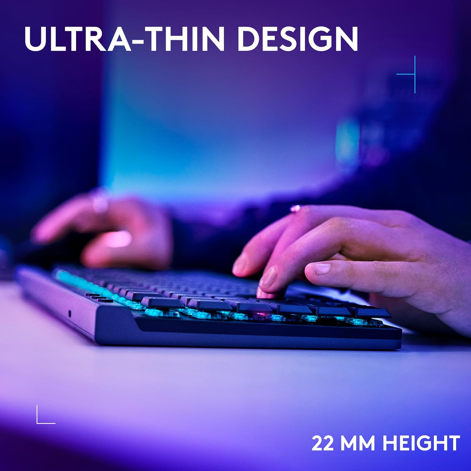 Logitech G515 Lightspeed TKL Low Profile Wireless Gaming Keyboard, LIGHTSYNC RGB, Thin Tenkeyless Design
