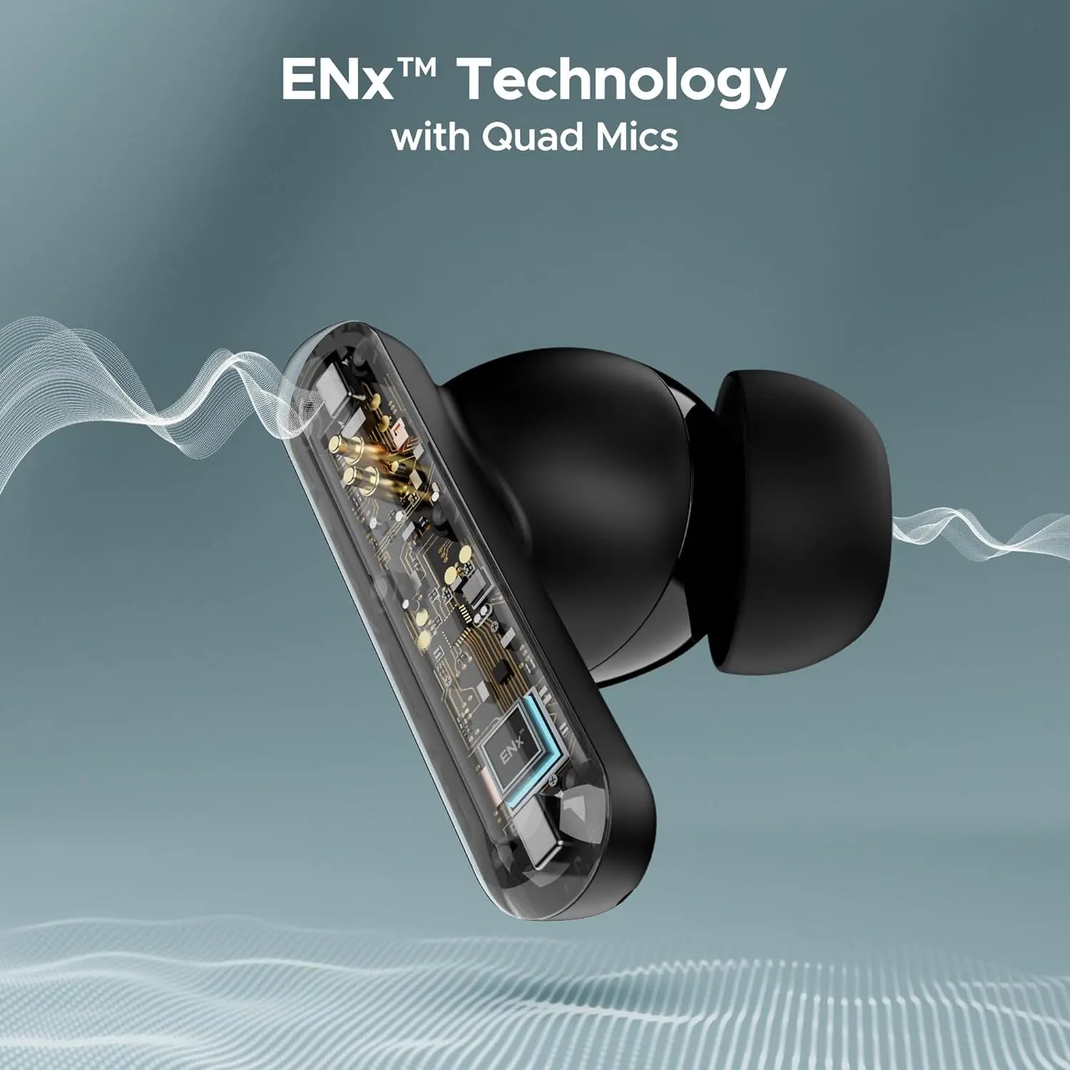 boAt Airdopes Bliss ANC in Ear TWS Earbuds (Royal Black) My Store