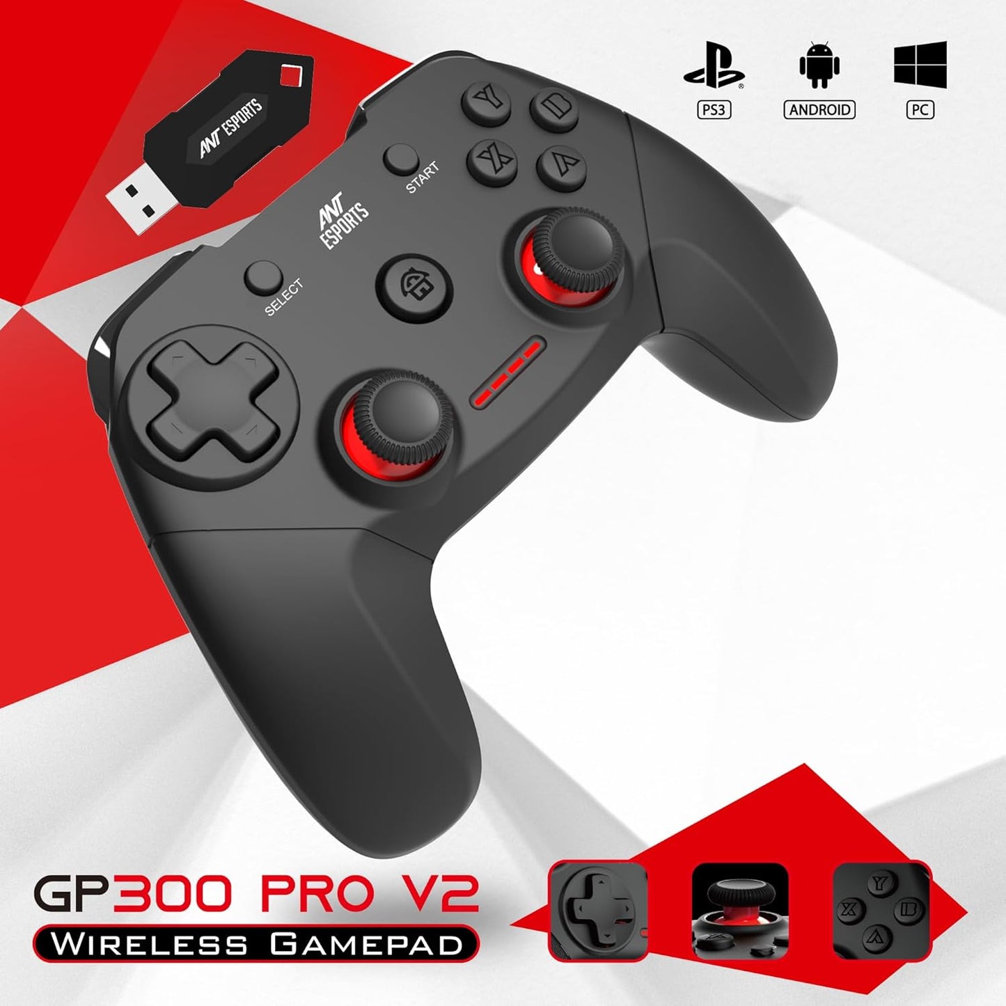 Ant Esports Wireless Gamepad  GP300 PRO V2