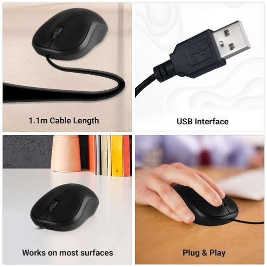 Zebronics Wired Mouse Comfort