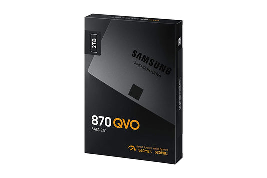 Samsung 870 QVO 2TB SATA6.35 cm(2.5" Internal Solid State Drive SSD MZ-77Q2T0BW