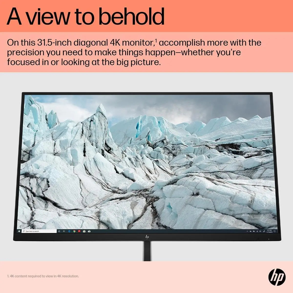 HP E32K G5 31.5" 2160p 4K UHD IPS Panel 99% sRGB Eye Ease USB-C Monitor with Speakers My Store