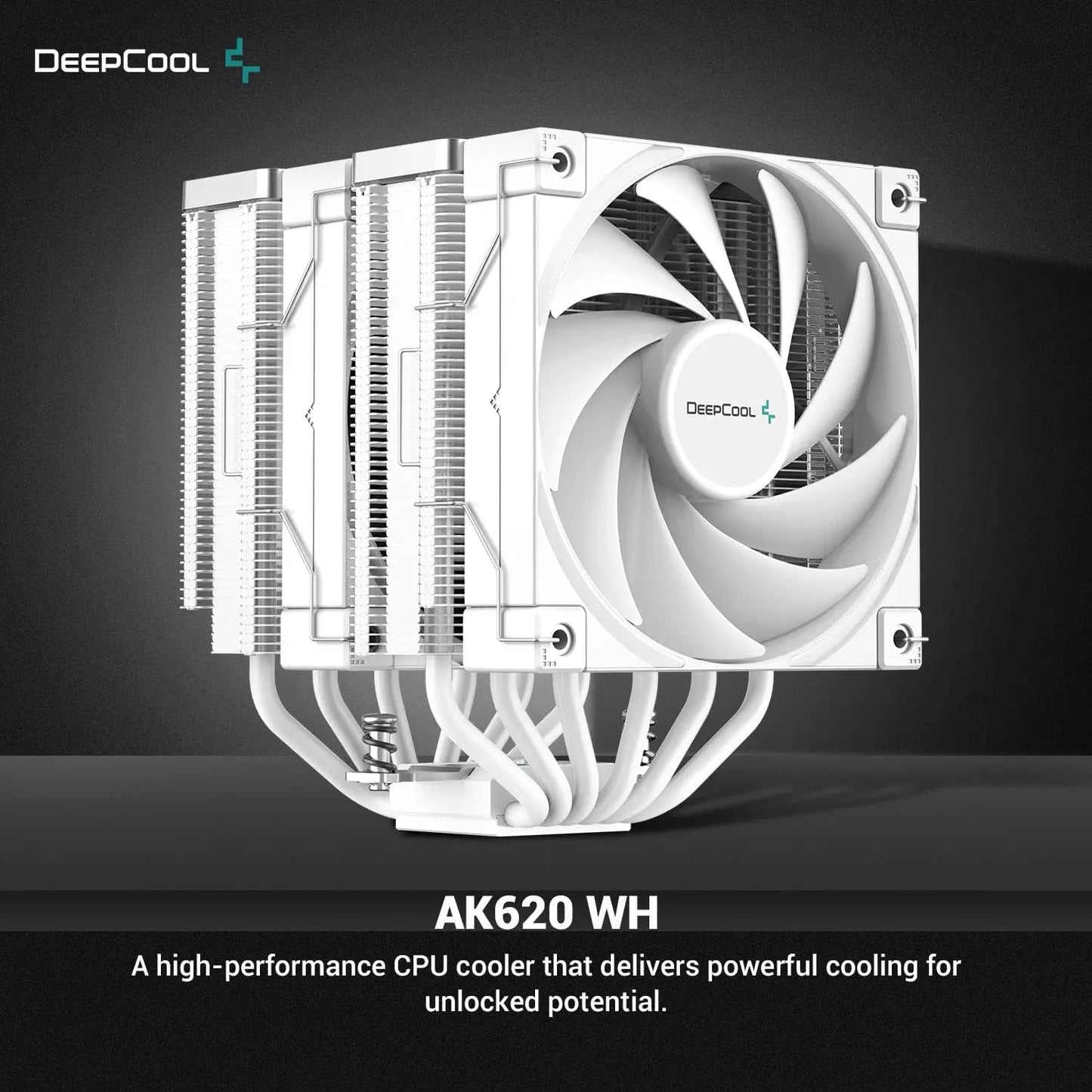 DeepCool AK620 High Performance 120mm PWM Fans Dual-Tower White CPU Air Cooler