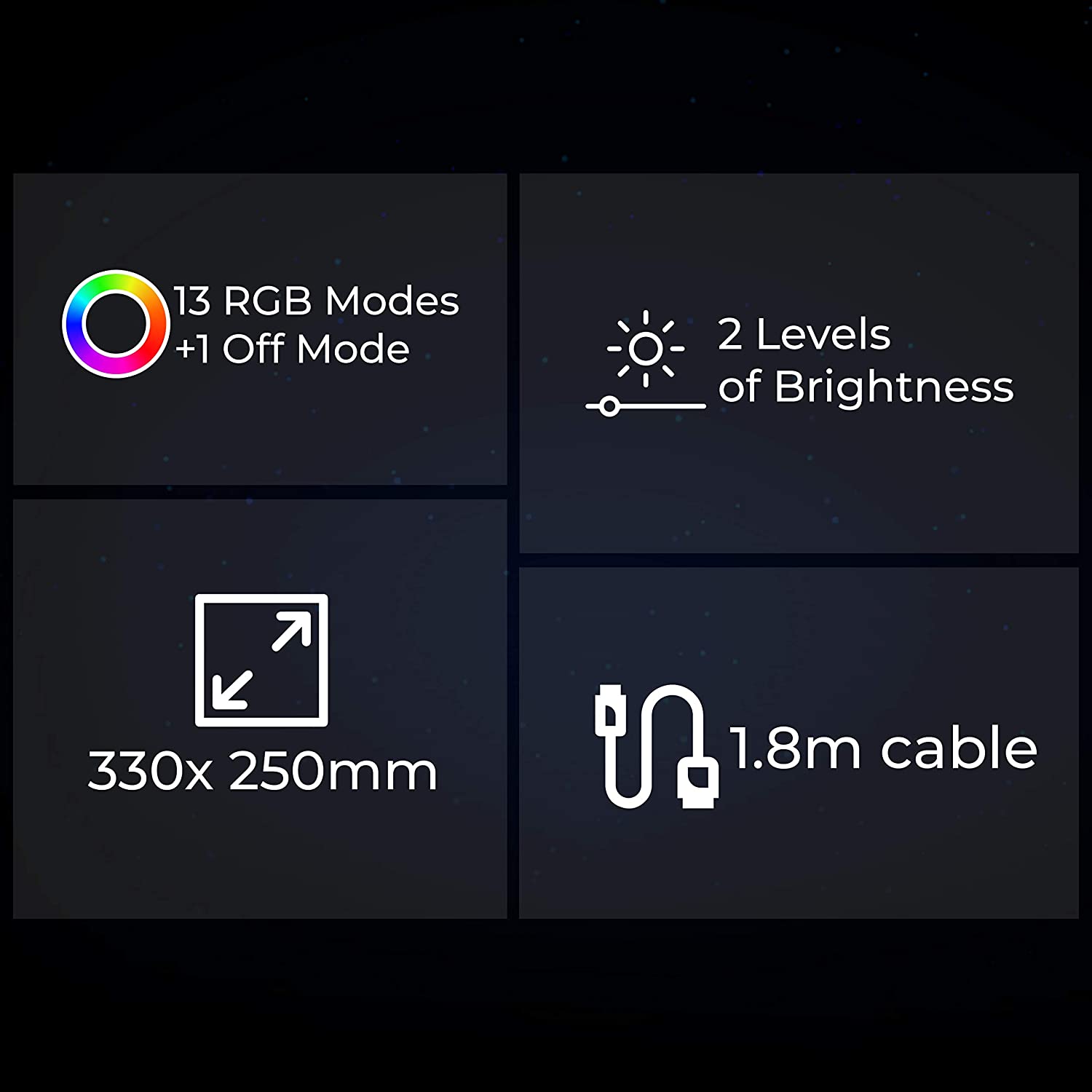 Zebronics Zeb-Blaze RGB Gaming Mouse Pad  350x250mm