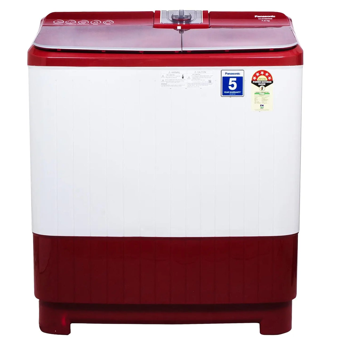 Panasonic 7 kg 5 Star Semi-Automatic Top Loading Washing Machine (NA-W70B5RRB) My Store