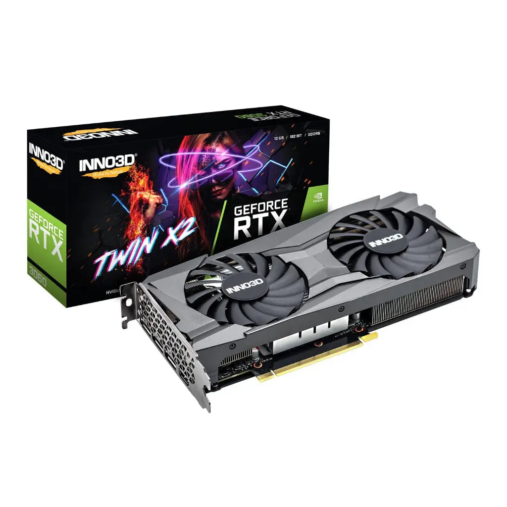 INNO3D GeForce RTX 3060 Twin X2 12GB GDDR6 192-Bit Graphics Card