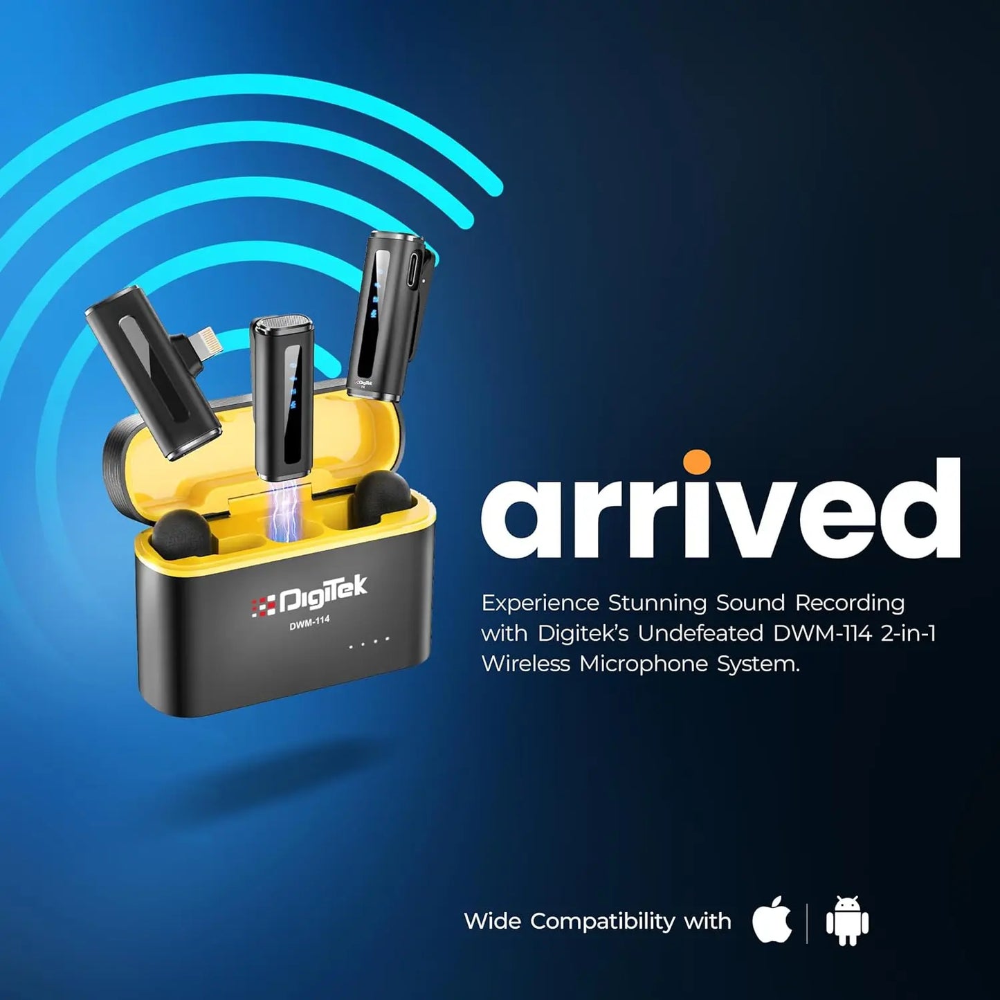 Digitek DWM-114 2-in-1 Wireless Microphone