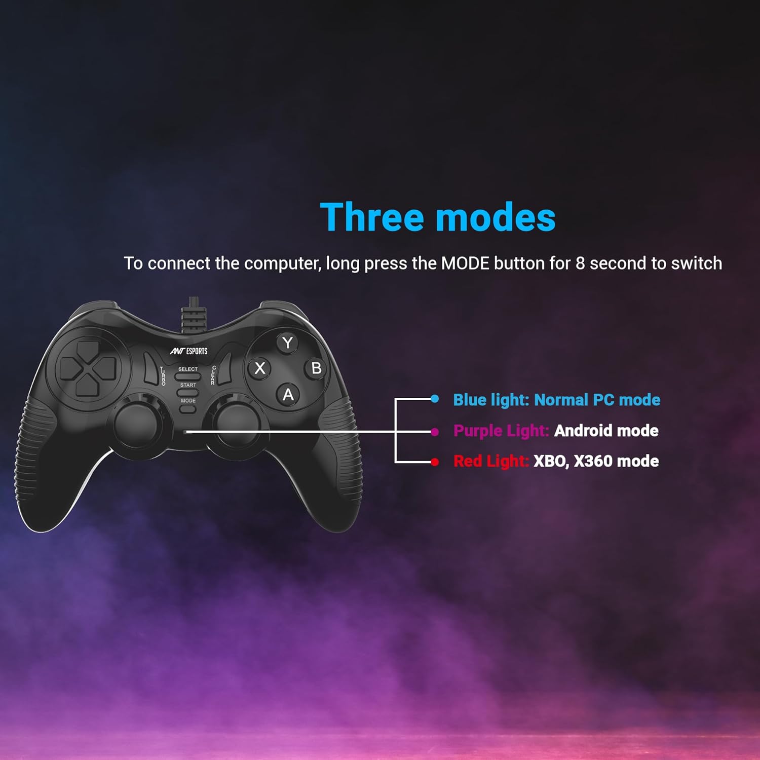 Ant Esports GP115 Wired  Gamepad