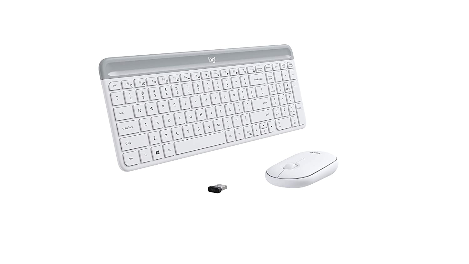 Logitech MK470 Slim Wireless Combo White