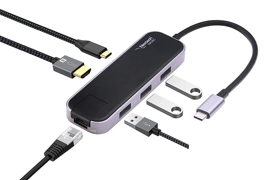 Nextech USB-C to 6 in 1 Dock with Ethernet NA39C