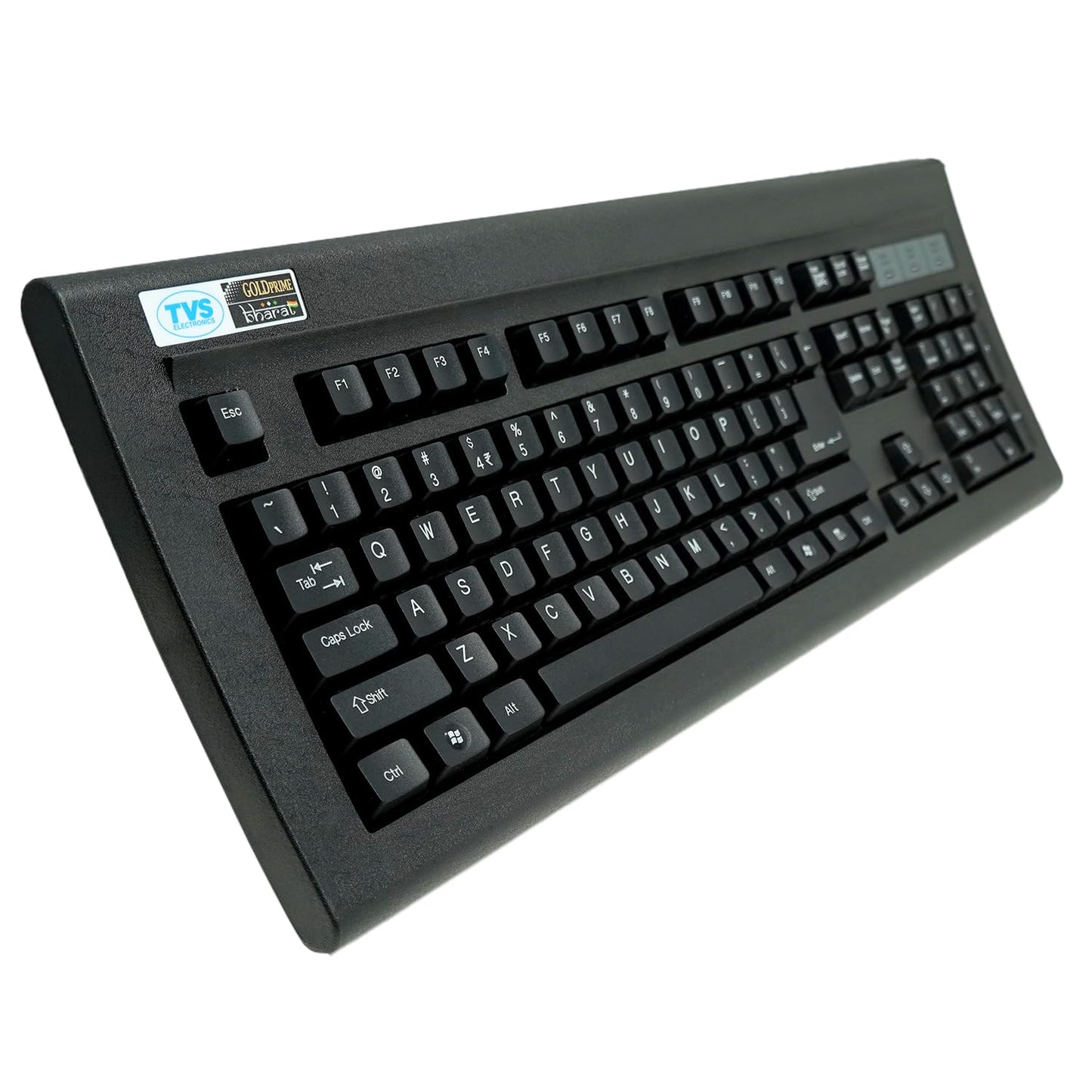 Tvs Gold Prime  Wired Keyboard Black