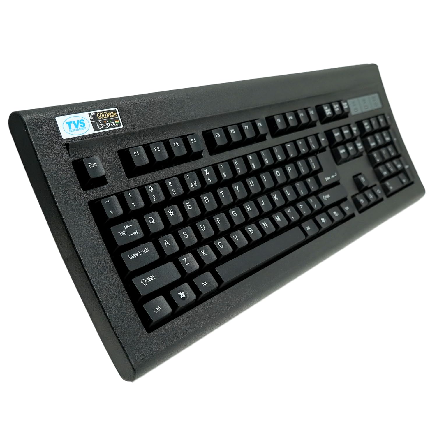 Tvs Gold Prime  Wired Keyboard Black