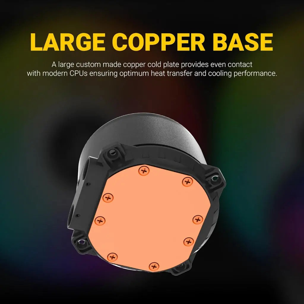 Ant Esports ICE-360 360mm ARGB  AIO CPU Liquid Cooler - Black