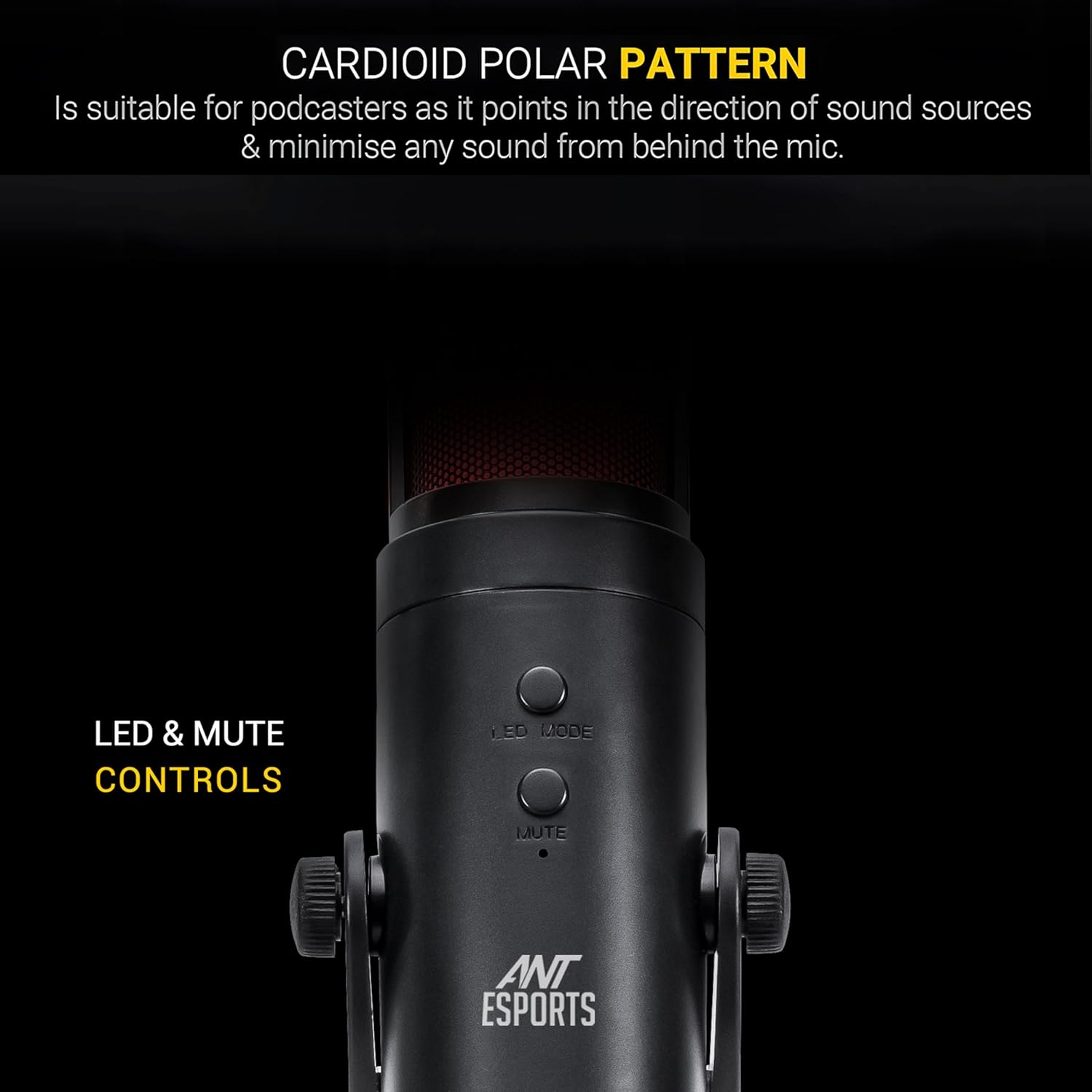 Ant Esports Wired Microphone Wente 220