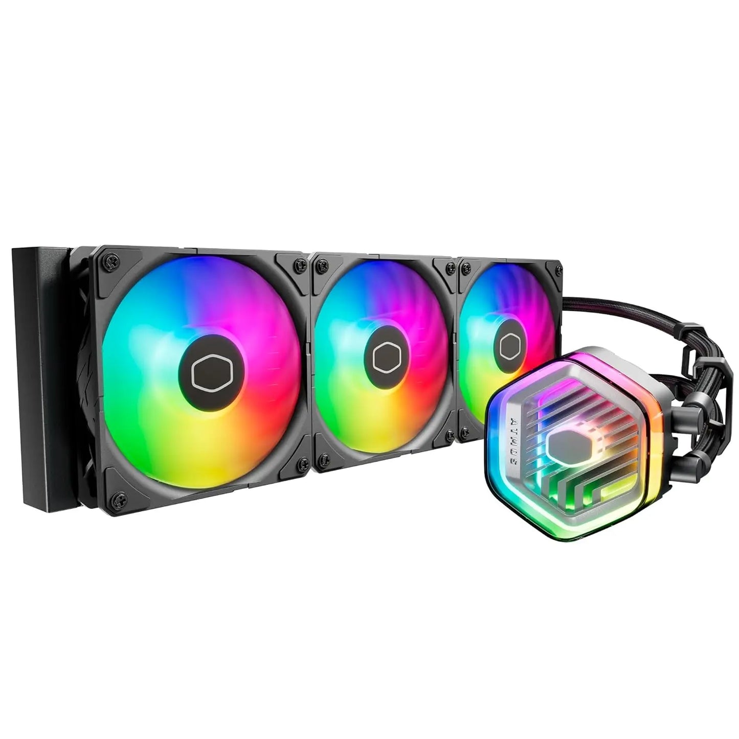 Cooler Master MasterLiquid 360 ATMOS ARGB 360mm AIO CPU Liquid Cooler - Black
