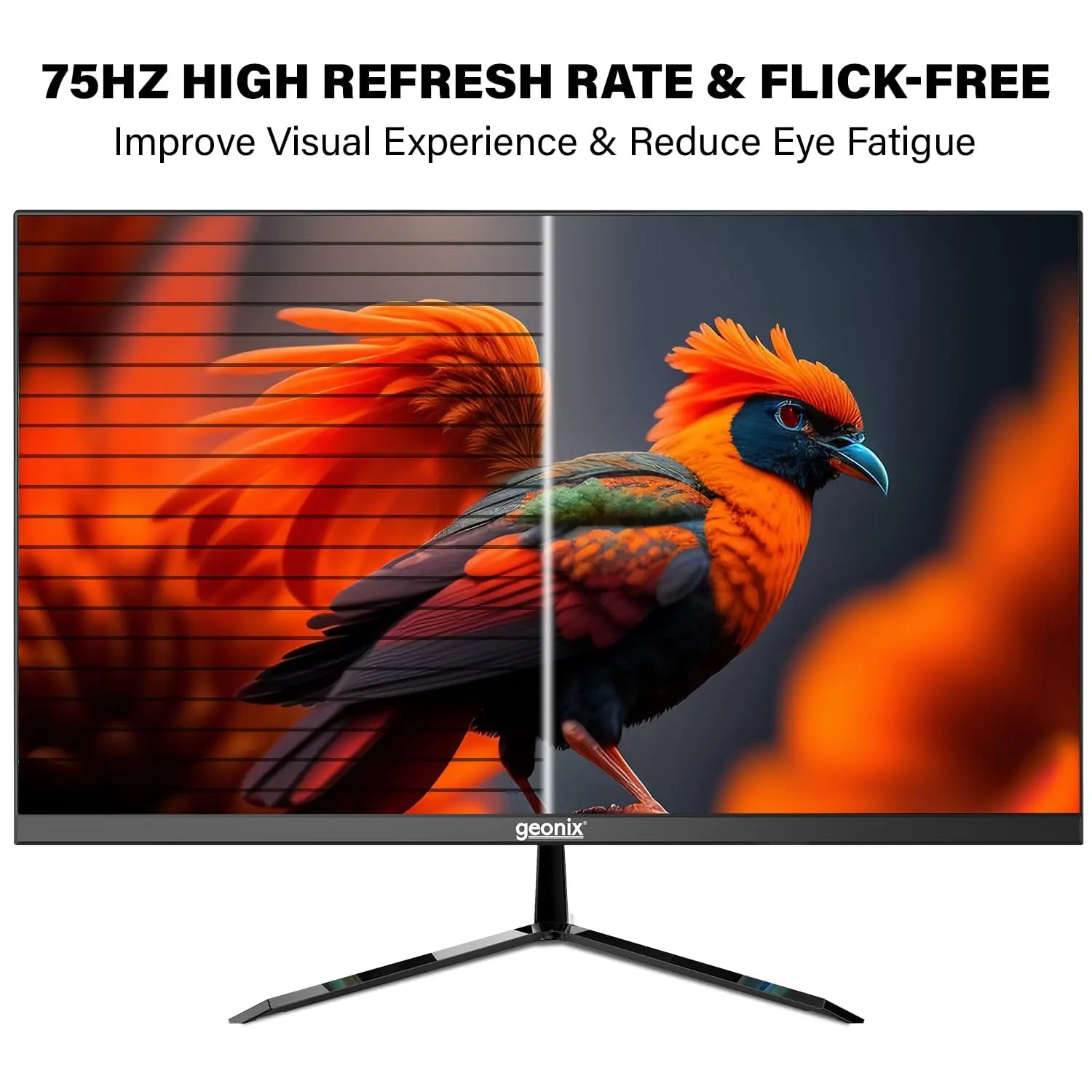 GEONIX 22 Inch Full HD IPS 75Hz 100% sRGB 178° Wide Viewing Angle PC Monitor My Store