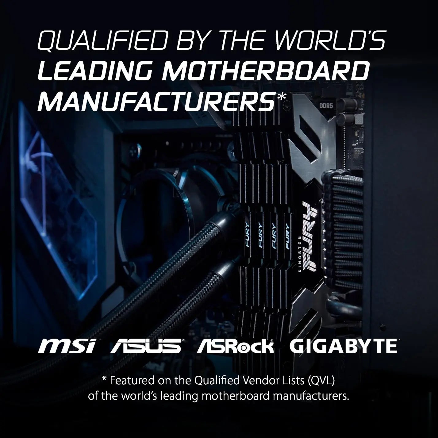 Kingston Fury Renegade 32GB DDR5 6400MHz CL32 DIMM Desktop Gaming Memory - Silver