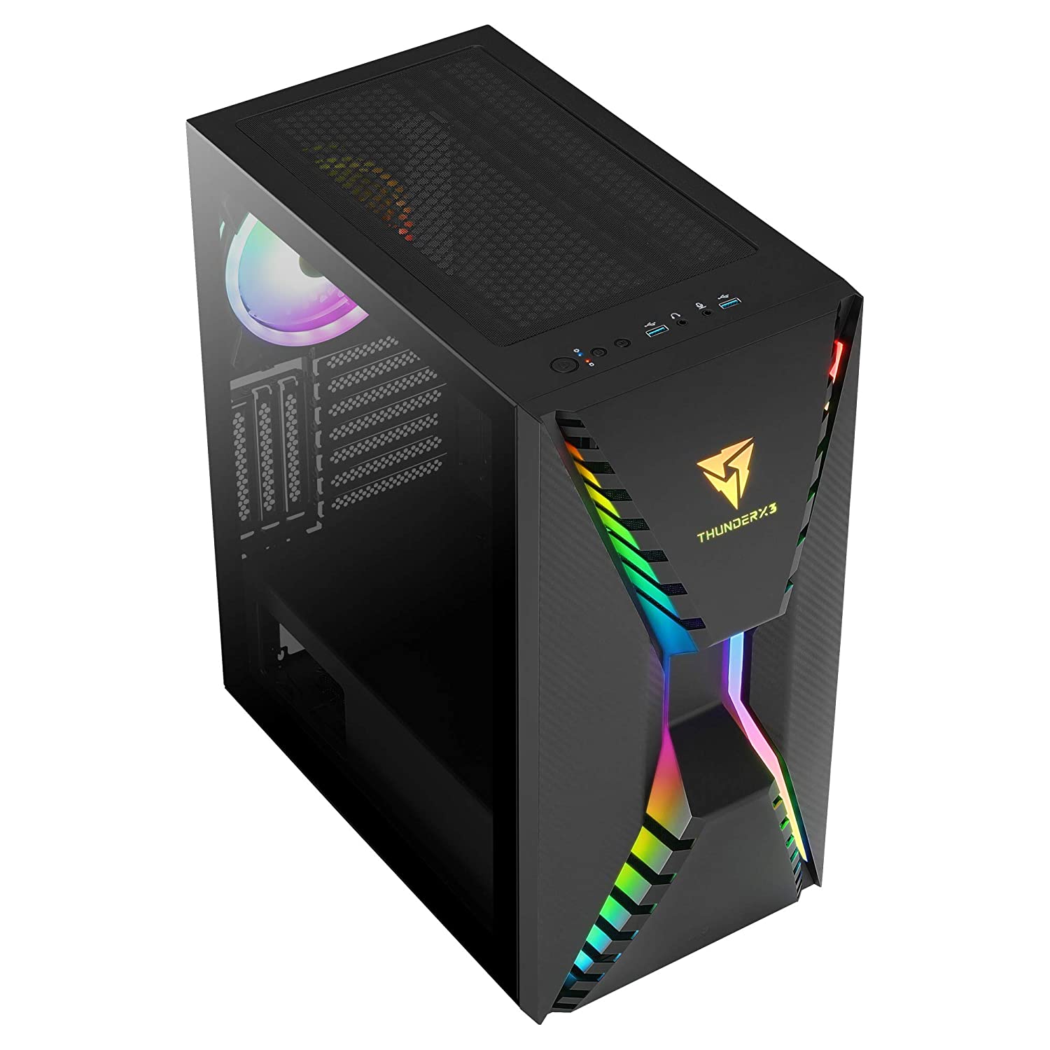 AeroCool Cronus ARGB Cabinet Black   CRONUS G BK V1