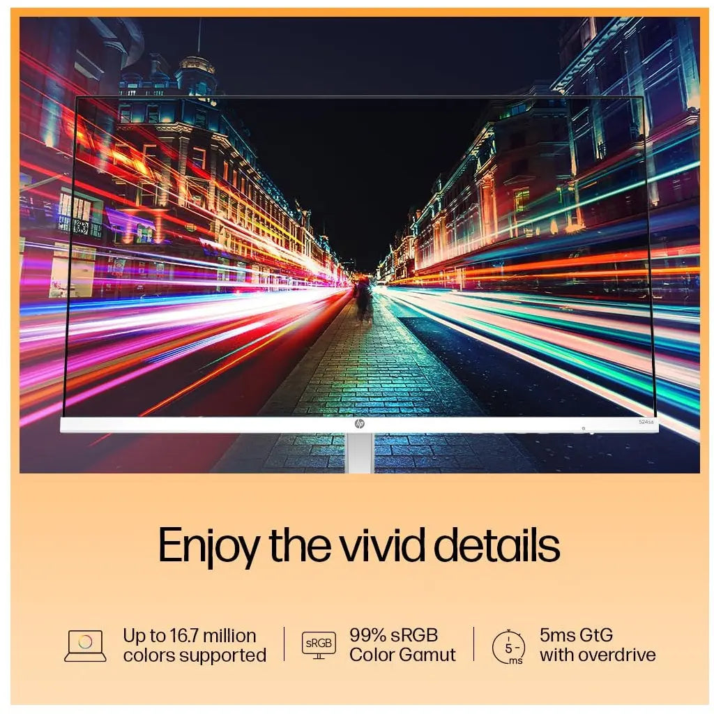 HP Series 5 524SA 23.8" FHD 100Hz Built-in-Speaker IPS Monitor My Store