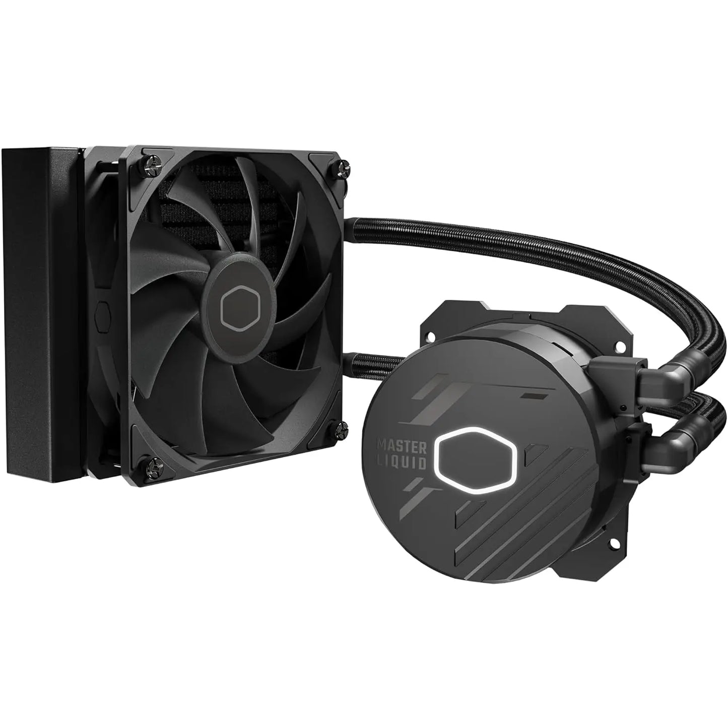 Cooler Master MasterLiquid 120L Core 120mm PWM AIO CPU Liquid Cooler - Black