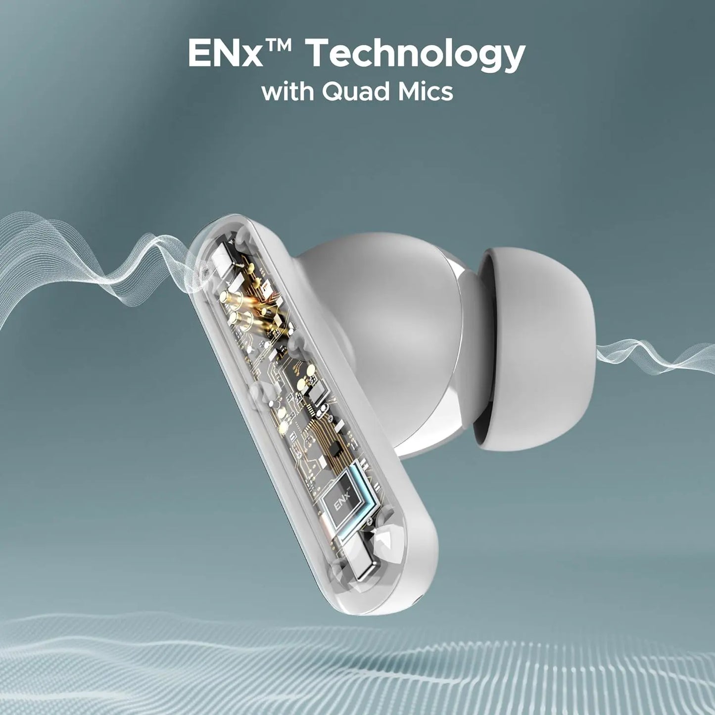 boAt Airdopes Bliss ANC in Ear TWS Earbuds (Pristine White) My Store