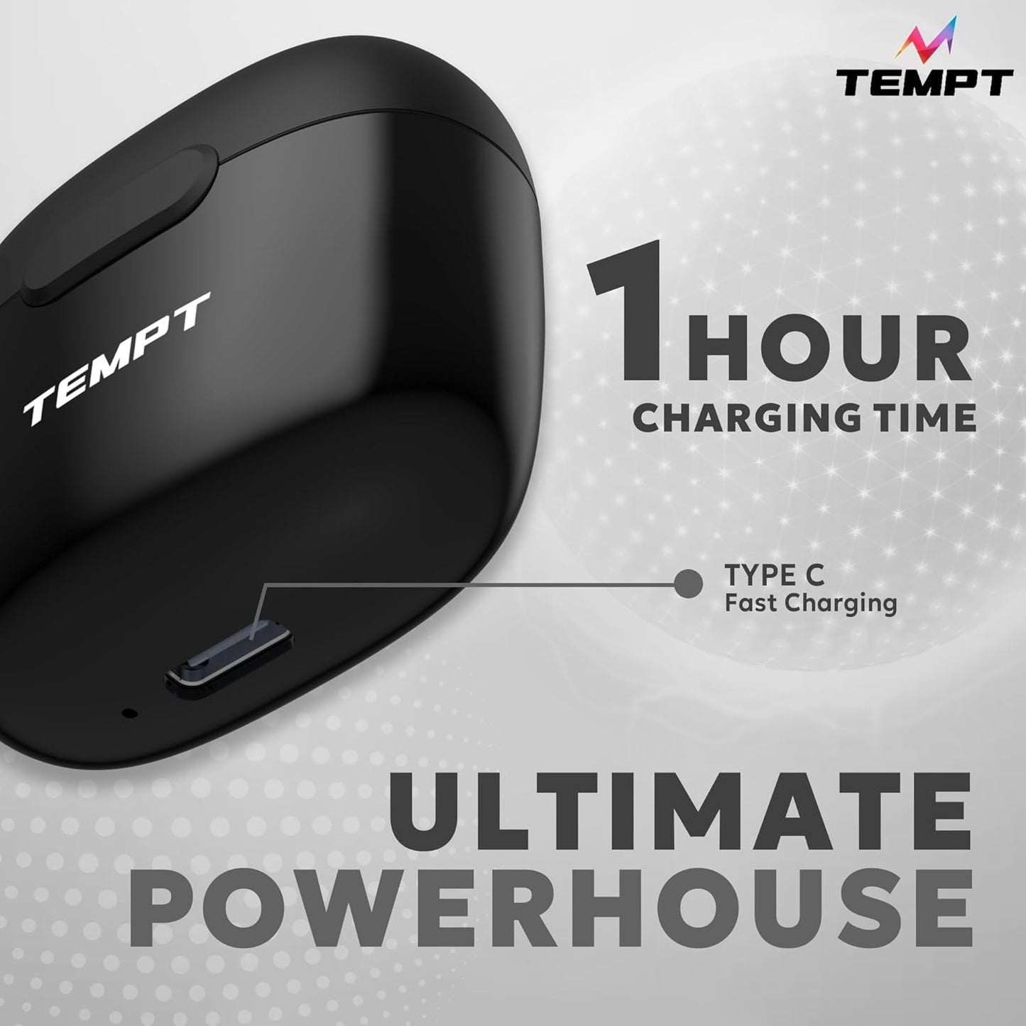 Tempt Dots True Wireless Earbuds with 13mm Drivers