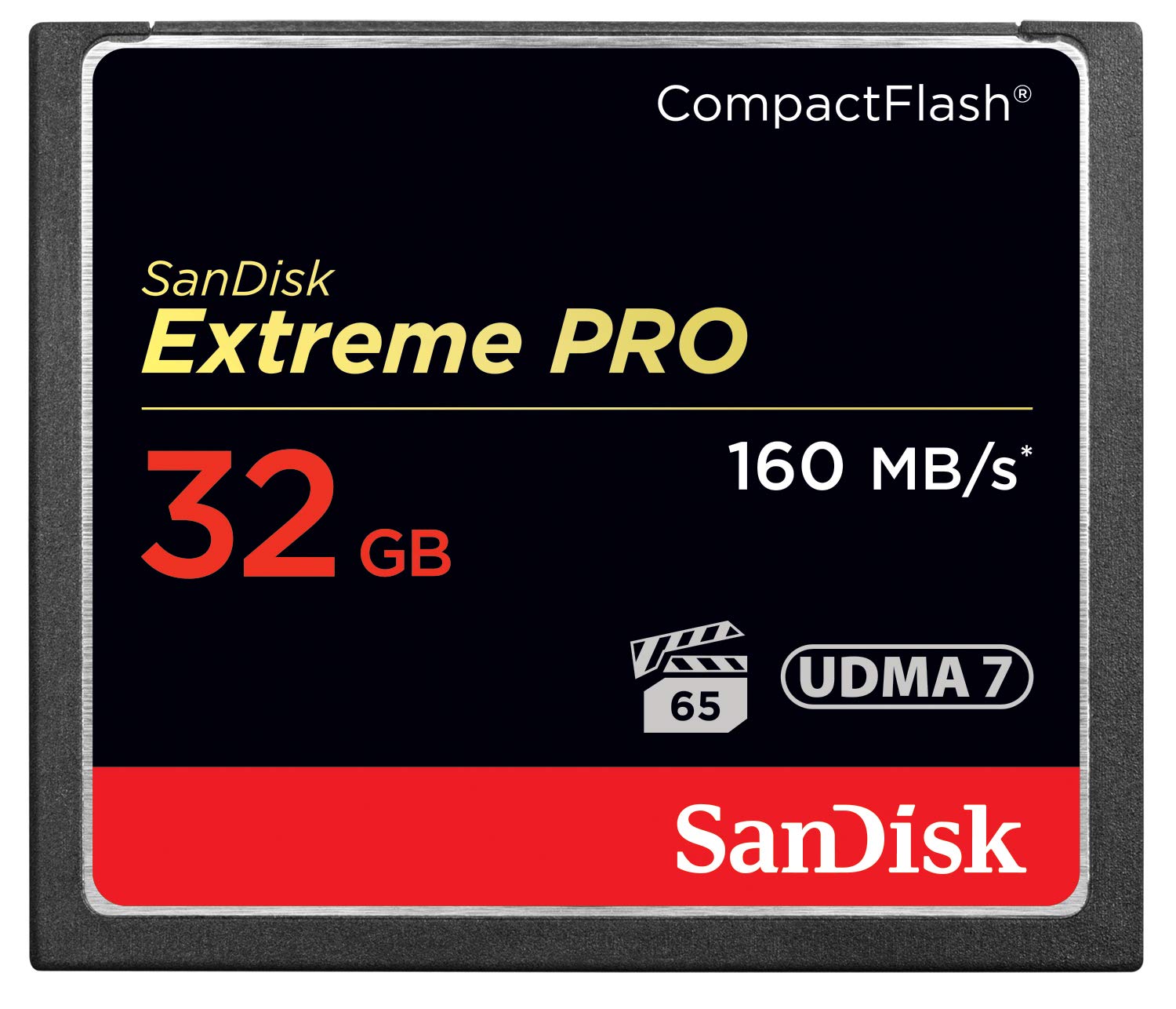 SanDisk 32GB Extreme Pro CompactFlash Memory Card  160MB/s
