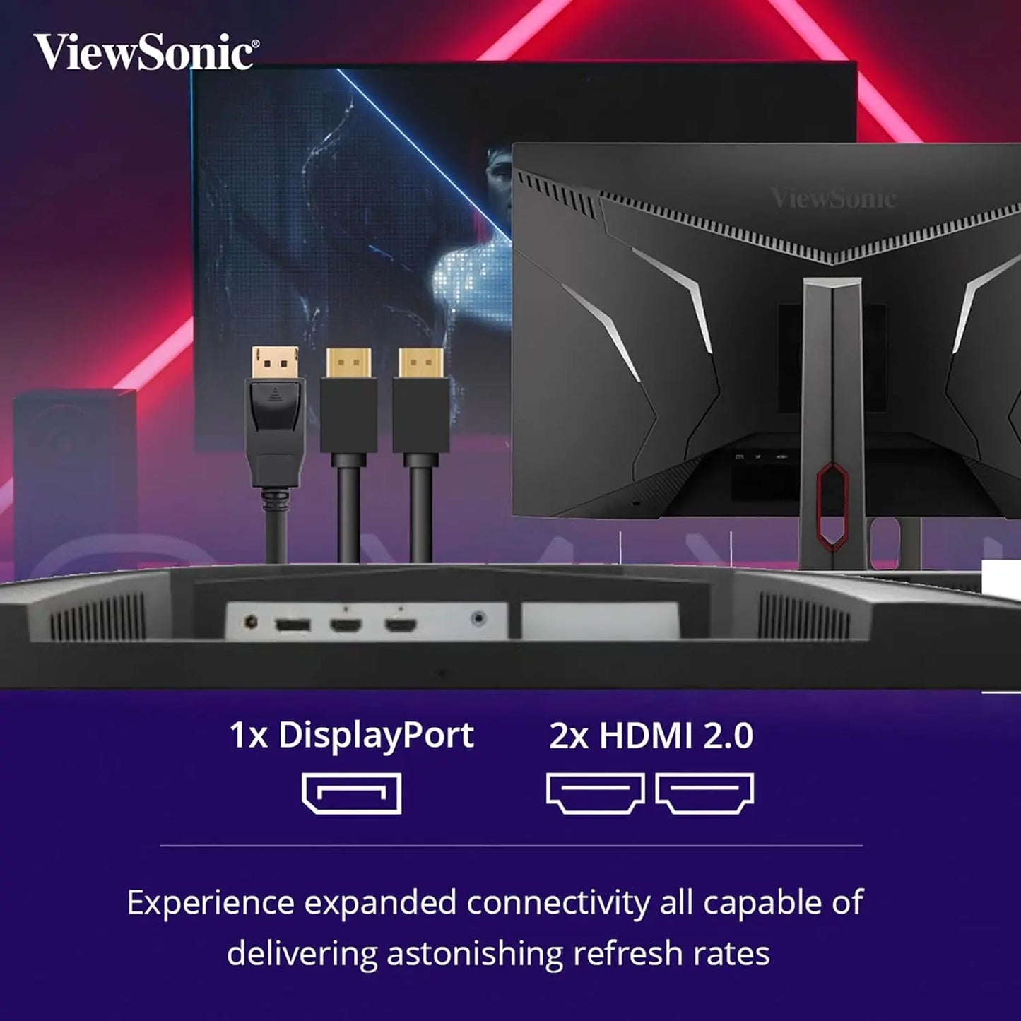 ViewSonic VX3219-2K-PRO-2 32" 165Hz 2K QHD HDR10 IPS Panel Premium Gaming Monitor My Store