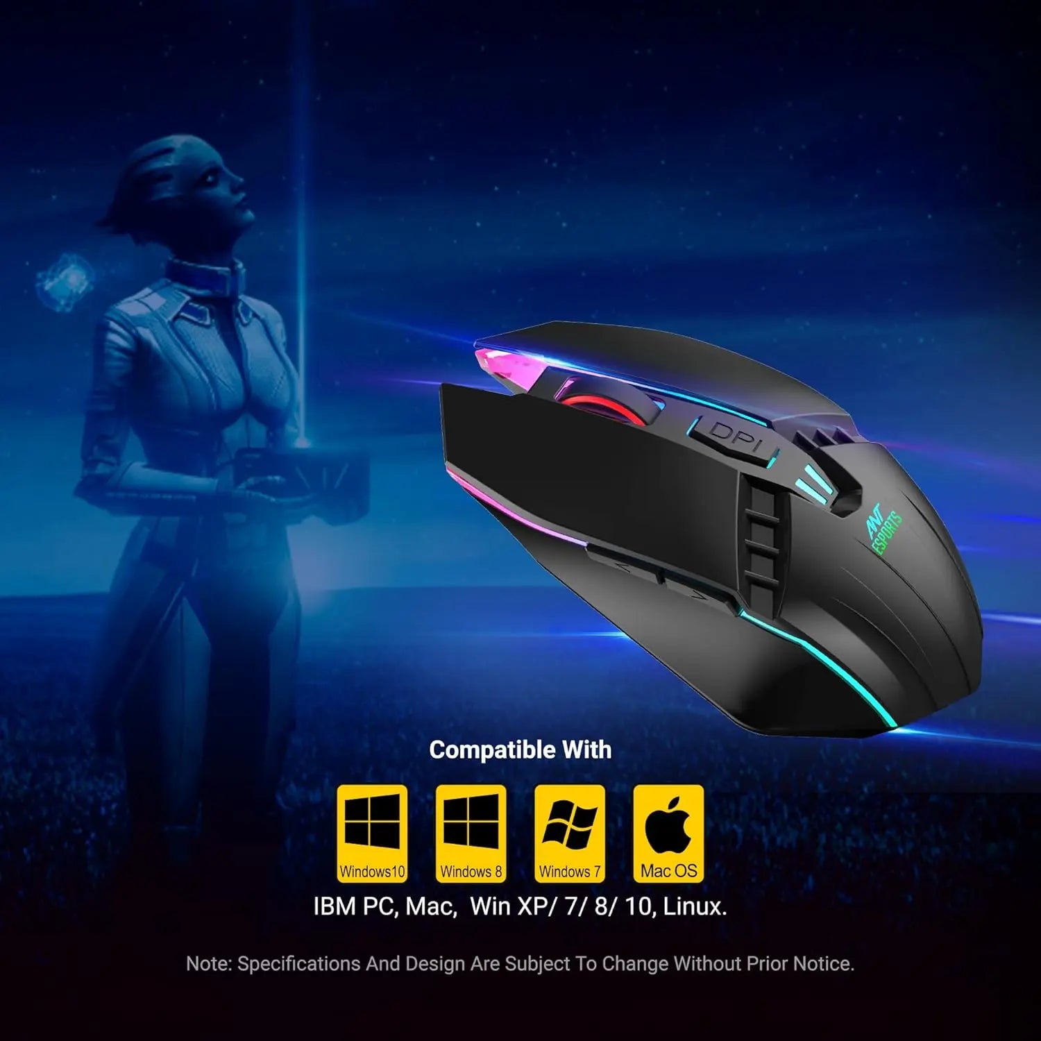 Ant Esports GM50 Wired Optical Gaming Mouse