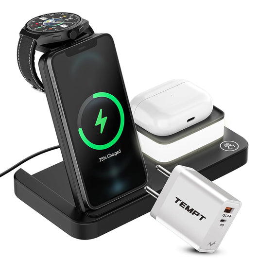Tempt Lumina Wireless Charger Black