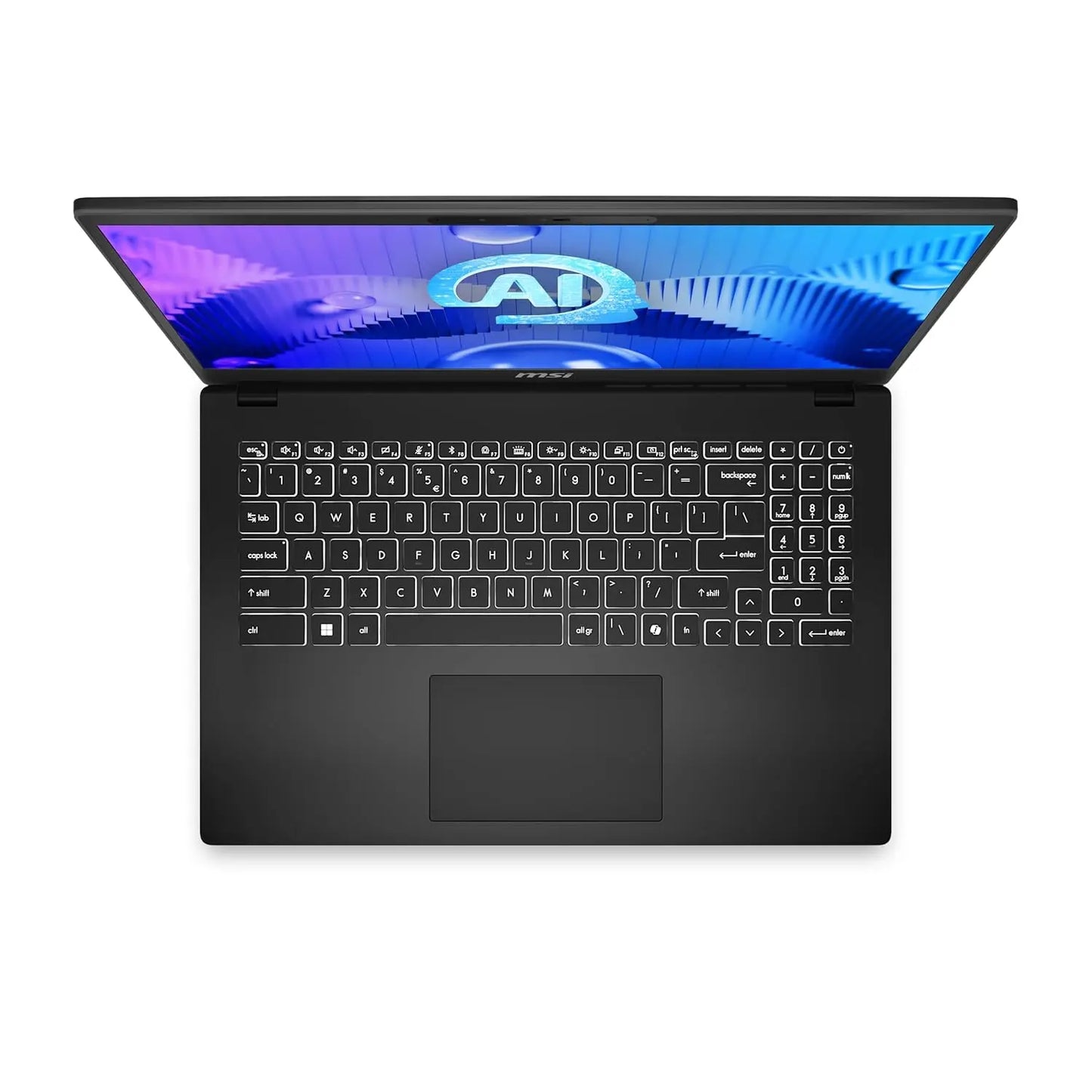 MSI Modern 15 H AI Laptop C1MG-048IN 1st Gen  Intel Core Ultra 7 Processor/16GB RAM/512GB SSD/Win11/Microsoft Office Home & Student 2021/Intel Arc Graphic Card/Screen Inch 15.6 Inch/Classic Black