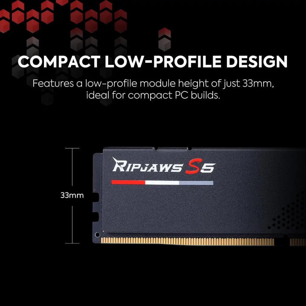 G.Skill Ripjaws S5 32GB DDR5 RAM 6000MHz CL36 Desktop Memory