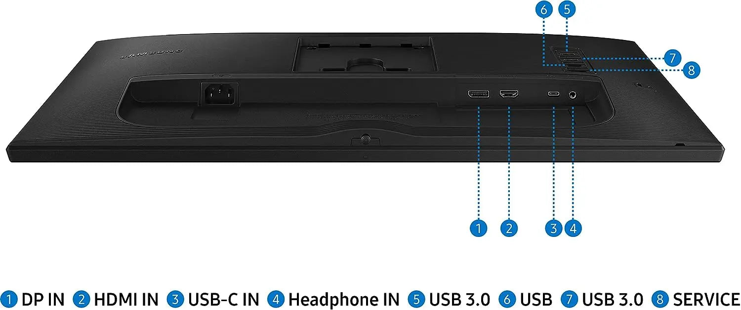 Samsung 24 inch Flat Monitor With USB type-C and Ergonomic Design (S24A400UJW) My Store