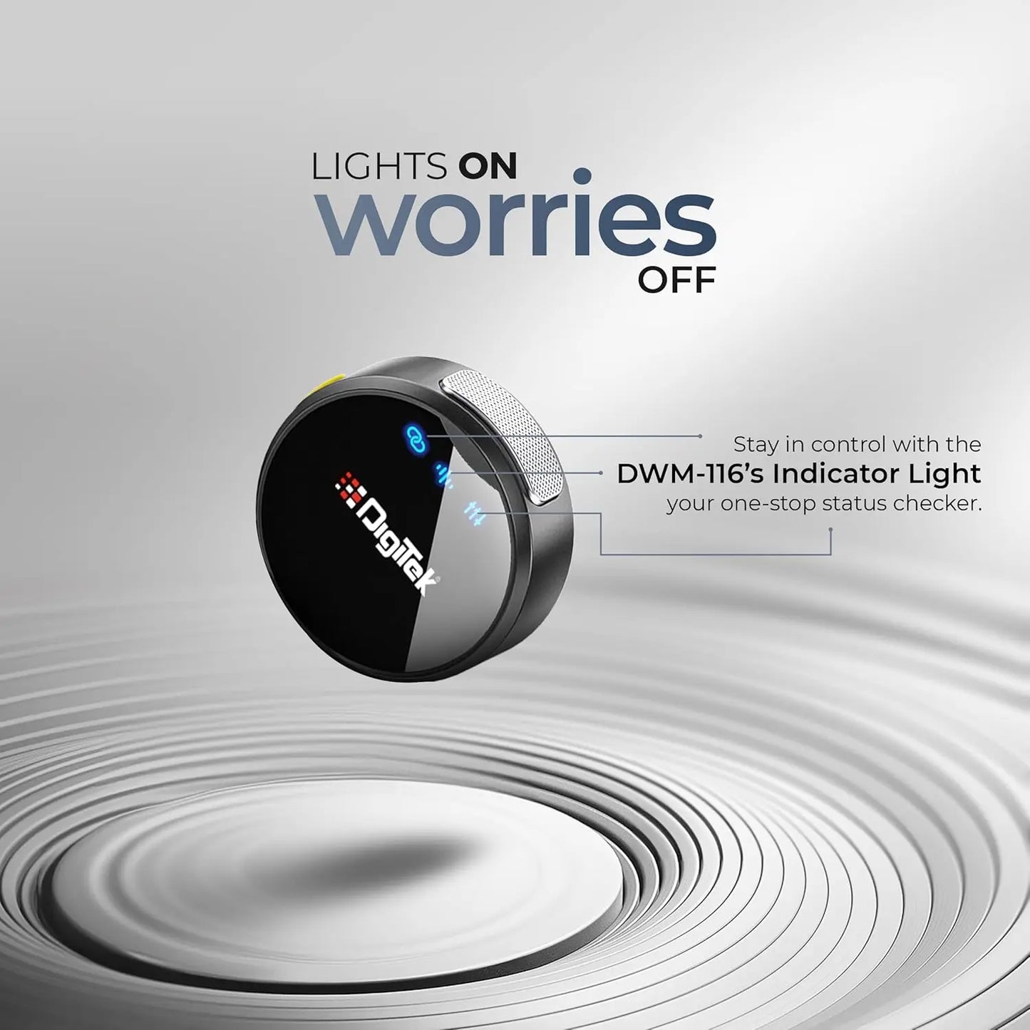 Digitek DWM-116 2-in-1 Wireless Microphone 2.4GHz, Magnetic Collar Clip