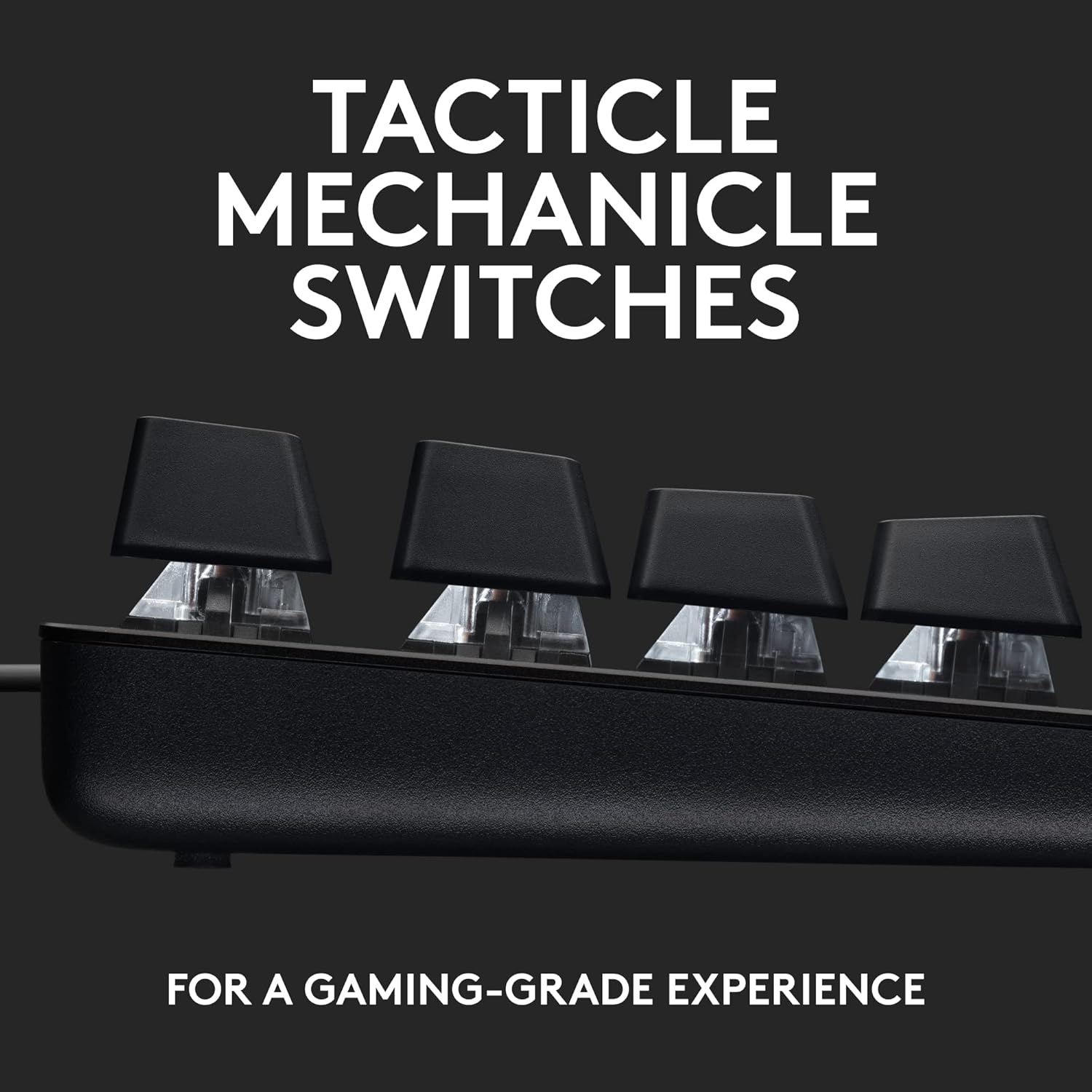 Logitech G413 Se Wired Mechanical Gaming Keyboard - Compact Backlit Keyboard with Tactile Mechanical Switches