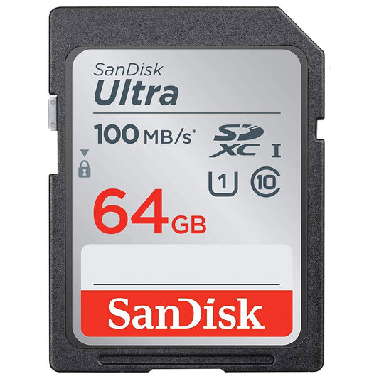SanDisk 64GB Ultra SD Memory Card - 100MB/s